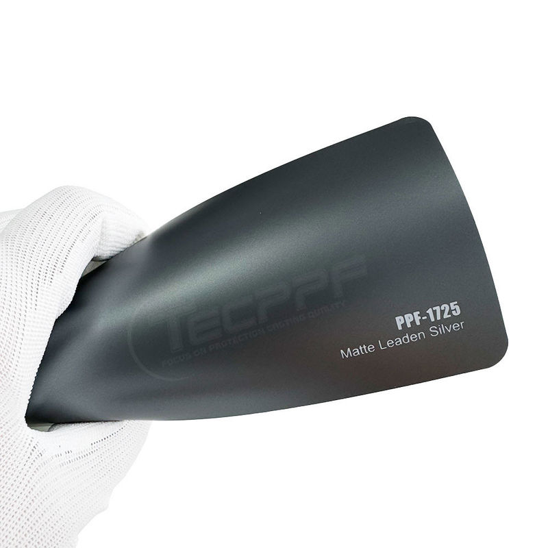 8mil Matte Leaden Silver Color Paint Protection Film Self-Healing Car Wrap PPF-1725