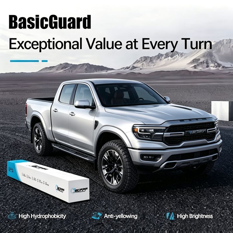 7.5 Mil Clear Gloss Paint Protection Film TECPPF TB150 PPF Car Wrap Self-Healing Hydrophobic 1.52x15m