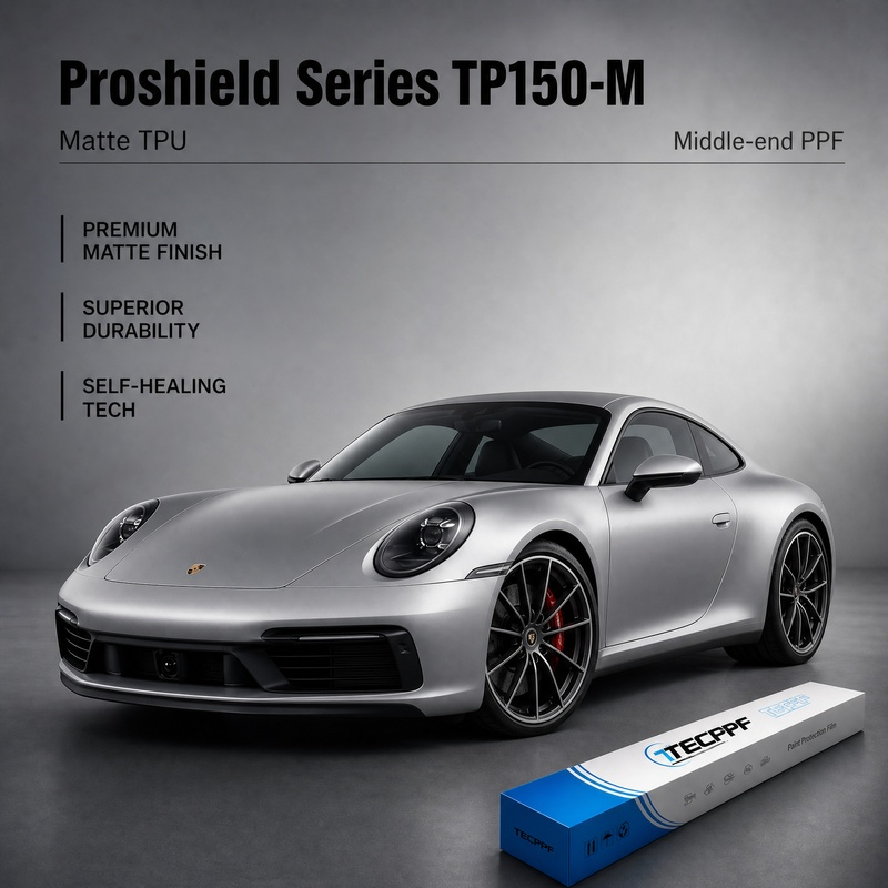 Matte 7.5mil PPF Paint Protection Film Heat Healing Self-Healing Vehicle Wrap Proshield Series